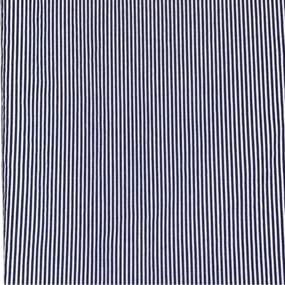 LANDS’ END Seersucker Cropped Pants in Navy/White in Size Fit 2 (16) -- SUMMER!! - Picture 9 of 11